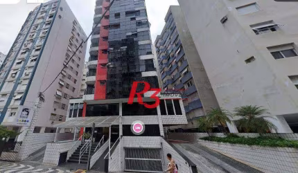 Flat com 1 dormitório à venda, 42 m² por R$ 360.000,00 - Gonzaga - Santos/SP
