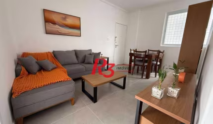 Apartamento com 2 dormitórios à venda, 54 m² por R$ 570.000,00 - Aparecida - Santos/SP