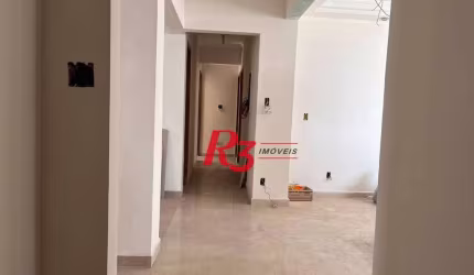 Apartamento com 3 dormitórios, 125 m² - venda por R$ 1.300.000,00 ou aluguel por R$ 8.678,01/mês - José Menino - Santos/SP