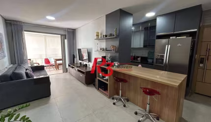 Apartamento com 2 dormitórios à venda, 88 m² por R$ 1.099.000,00 - Aparecida - Santos/SP