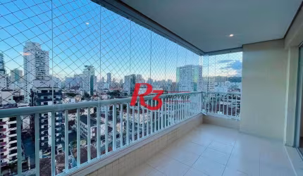 Apartamento para alugar, 111 m² por R$ 6.800,00/mês - Encruzilhada - Santos/SP