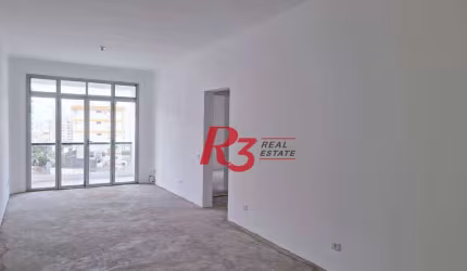 Apartamento à venda, 115 m², 2 quartos, no Boqueirão em Santos SP.