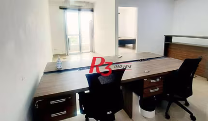 Sala para alugar, 42 m² - Vila Matias - Santos/SP