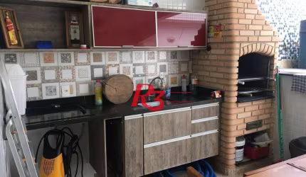 Casa com 3 dormitórios à venda, 129 m² por R$ 1.920.000,00 - Campo Grande - Santos/SP