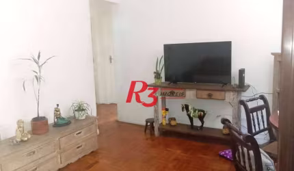 Apartamento com 2 dormitórios à venda, 60 m² por R$ 360.000,00 - Gonzaga - Santos/SP