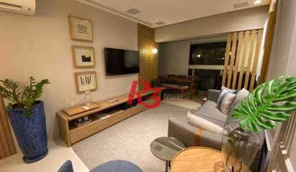 Apartamento, 86 m² - venda por R$ 1.530.000,00 ou aluguel por R$ 8.950,00/mês - Boqueirão - Santos/SP