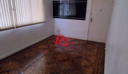 Apartamento com 2 dormitórios, 71 m² - venda por R$ 390.000,00 ou aluguel por R$ 3.200,02 - Marapé - Santos/SP