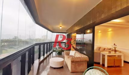 Apartamento com 3 dormitórios, 252 m² - venda por R$ 3.000.000,00 ou aluguel por R$ 17.118,67 - Pompéia - Santos/SP