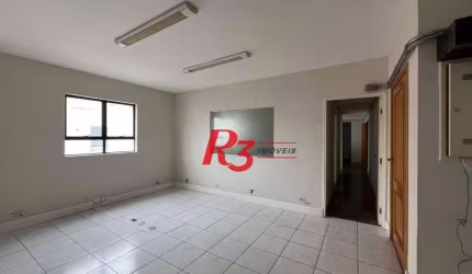 Sala para alugar, 90 m² por R$ 4.500,00 - Gonzaga - Santos/SP
