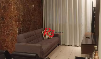 Apartamento com 2 dormitórios à venda, 63 m² por R$ 350.000,00 - Macuco - Santos/SP
