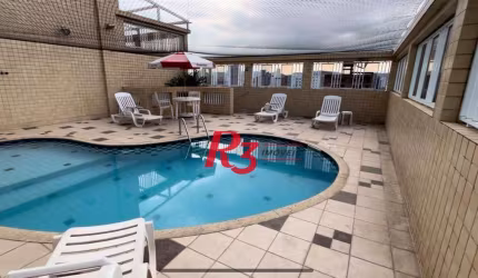 Apartamento com 2 dormitórios à venda, 90 m² por R$ 750.000,00 - Embaré - Santos/SP