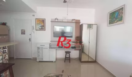 Kitnet, 36 m² - venda por R$ 330.000,00 ou aluguel por R$ 3.000,00/mês - Gonzaga - Santos/SP