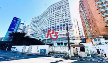 Apartamento com 1 dormitório para alugar, 44 m² por R$ 3.000,02/mês - Pompéia - Santos/SP