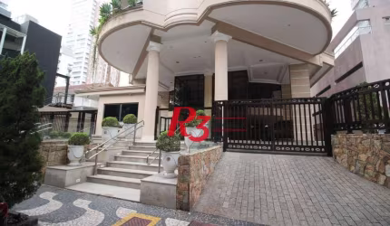 Cobertura com 4 suítes à venda na Vila Rica, 440 m² por R$ 8.000.000 - Santos/SP