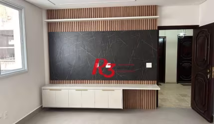 Apartamento com 4 quartos para alugar, 130 m² por R$ 7.700/mês - Embaré - Santos/SP