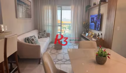 Apartamento com 2 dormitórios à venda, 73 m² por R$ 760.000,00 - Ponta da Praia - Santos/SP