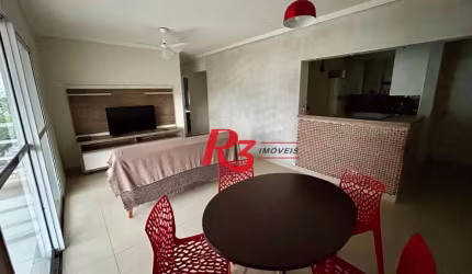 Apartamento com 3 dormitórios para alugar, 96 m² por R$ 7.000,00/mês - Vila Belmiro - Santos/SP