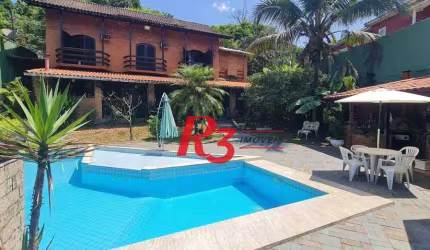 Casa com 4 dormitórios à venda, 360 m² por R$ 2.250.000,00 - Morro de Nova Cintra - Santos/SP