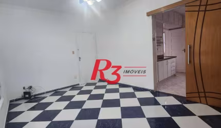 Apartamento com 2 dormitórios para alugar, 90 m² por R$ 3.000,02/mês - Embaré - Santos/SP