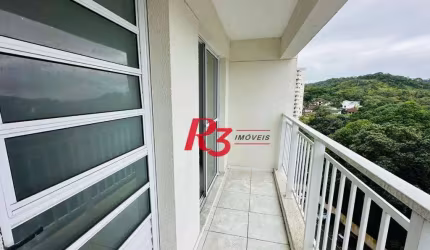 Apartamento com 2 dormitórios à venda, 52 m² por R$ 345.000,00 - Morro de Nova Cintra - Santos/SP