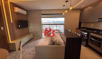 Apartamento com 2 dormitórios, 65 m² - venda por R$ 1.200.000,00 ou aluguel por R$ 7.983,00/mês - Ponta da Praia - Santos/SP