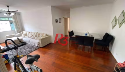 Apartamento com 2 dormitórios à venda, 105 m² por R$ 670.000,00 - Marapé - Santos/SP