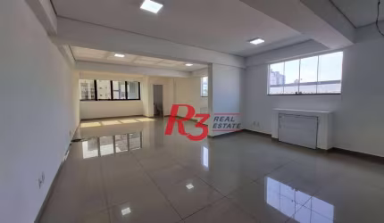 Sala para alugar, 51 m² por R$ 2.900,02/mês - Embaré - Santos/SP