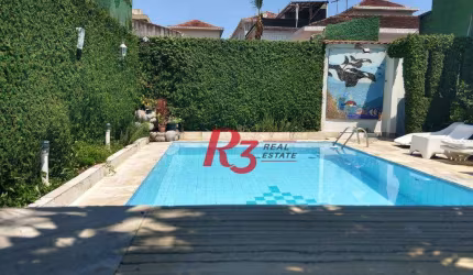 Sobrado com 3 dormitórios à venda, 275 m² - Embaré - Santos/SP