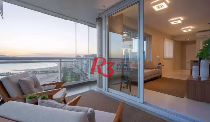 Apartamento com 2 dormitórios à venda, 105 m² por R$ 3.200.000,00 - Pompéia - Santos/SP