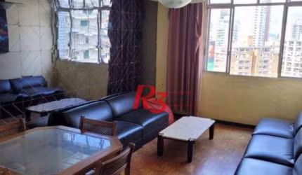 Apartamento com 2 dormitórios à venda, 85 m² por R$ 640.000,00 - Gonzaga - Santos/SP