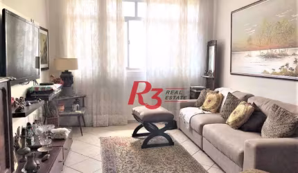 Cobertura com 3 dormitórios à venda, 215 m² por R$ 900.000,00 - Boqueirão - Santos/SP
