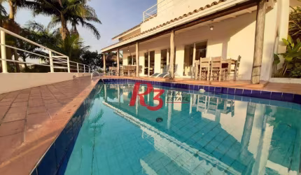 Casa com 4 dormitórios, 484 m² - venda ou aluguel - Loteamento João Batista Julião - Guarujá/SP