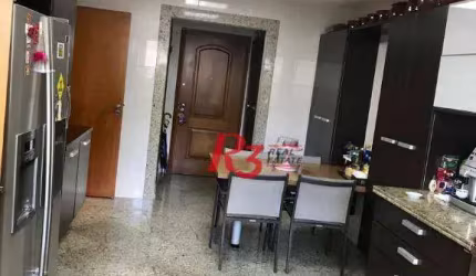 Apartamento Garden com 4 dormitórios à venda, 330 m² por R$ 3.200.000,00 - Aparecida - Santos/SP