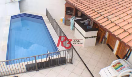 Sobrado com 3 dormitórios à venda, 300 m² por R$ 1.920.000,00 - Boqueirão - Santos/SP