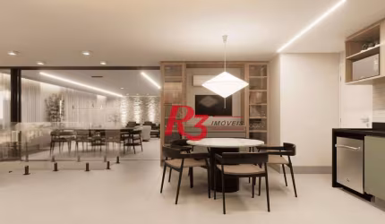 Cobertura com 4 quartos à venda, 370 m² por R$ 4.290.000 - Ponta da Praia - Santos/SP