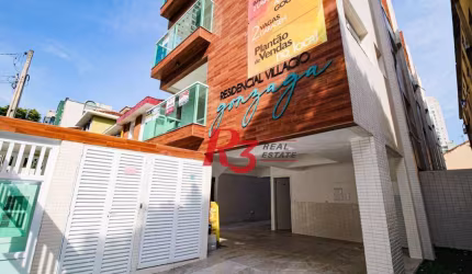 Village com 3 dormitórios à venda, 200 m² por R$ 1.200.000,00 - Gonzaga - Santos/SP