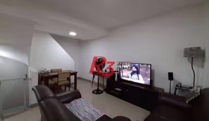Casa triplex a venda, com 90 m², garagem fechada, 2 suítes, no Estuário, em Santos SP