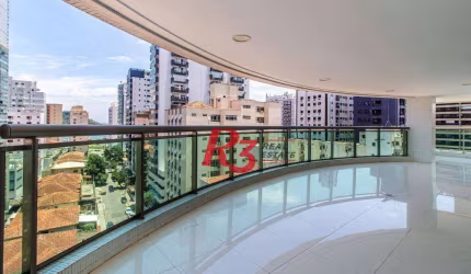 Apartamento com 4 dormitórios à venda, 487 m² por R$ 9.120.000,00 - Ponta da Praia - Santos/SP