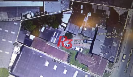 Terreno à venda, 1430 m² - Centro - São Vicente/SP