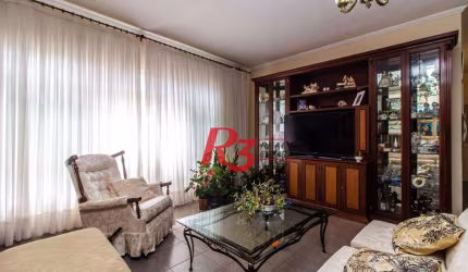 Apartamento com 3 dormitórios à venda, 150 m² - Pompéia - Santos/SP