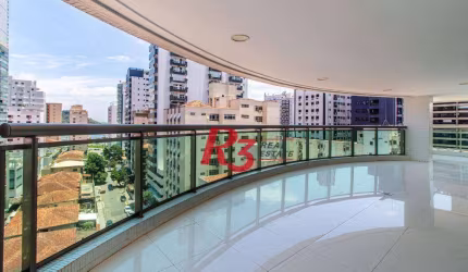 Apartamento com 4 dormitórios à venda, 538 m² por R$ 10.650.000,00 - Ponta da Praia - Santos/SP