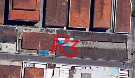 Terreno à venda, 936 m² por R$ 4.260.000,00 - Boqueirão - Santos/SP