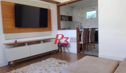Apartamento à venda, 75 m² por R$ 390.000,00 - Estuário - Santos/SP