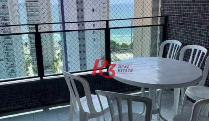 Apartamento com 3 dormitórios à venda, 107 m² - Vila Luis Antônio - Guarujá/SP