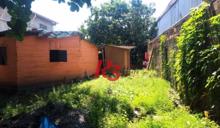 Terreno à venda, 320 m² - Estuário - Santos/SP