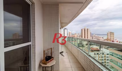 Apartamento com 3 dormitórios à venda, 168 m² - Tupi - Praia Grande/SP