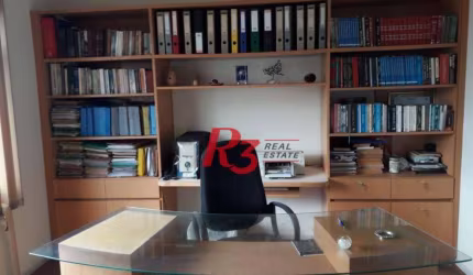 Sala mobiliada à venda, 27 m² - Embaré - Santos/SP