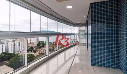 Apartamento, 255 m² - venda por R$ 4.670.000,00 ou aluguel por R$ 33.130,83/mês - Aparecida - Santos/SP