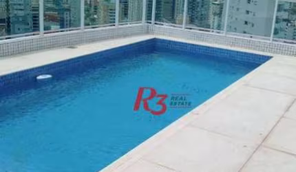 Cobertura à venda, 289 m² por R$ 3.990.000,00 - Gonzaga - Santos/SP