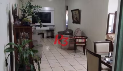 Apartamento com 3 dormitórios à venda, 102 m² por R$ 700.000,00 - Gonzaga - Santos/SP